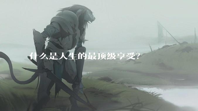 什么是人生的最顶级享受？