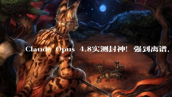 Claude Opus 4.8实测封神！强到离谱，也贵到肉痛_任务模型_测试_on