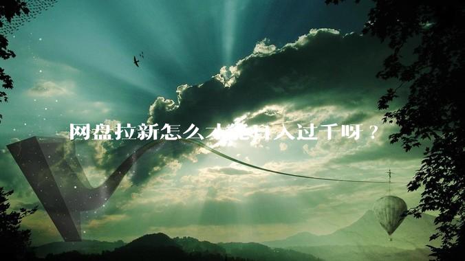 网盘拉新怎么才能日入过千呀?